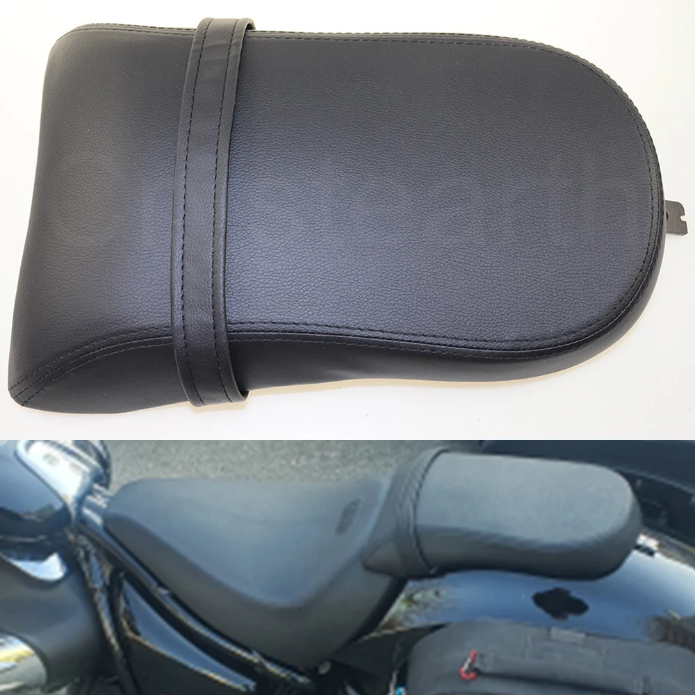 

Для BMW R18 2020 2021 2022 20 21 22, мотоциклетная задняя Пассажирская подушка, накладка на сиденье Pillion, накладка, чехол, седло, Черная