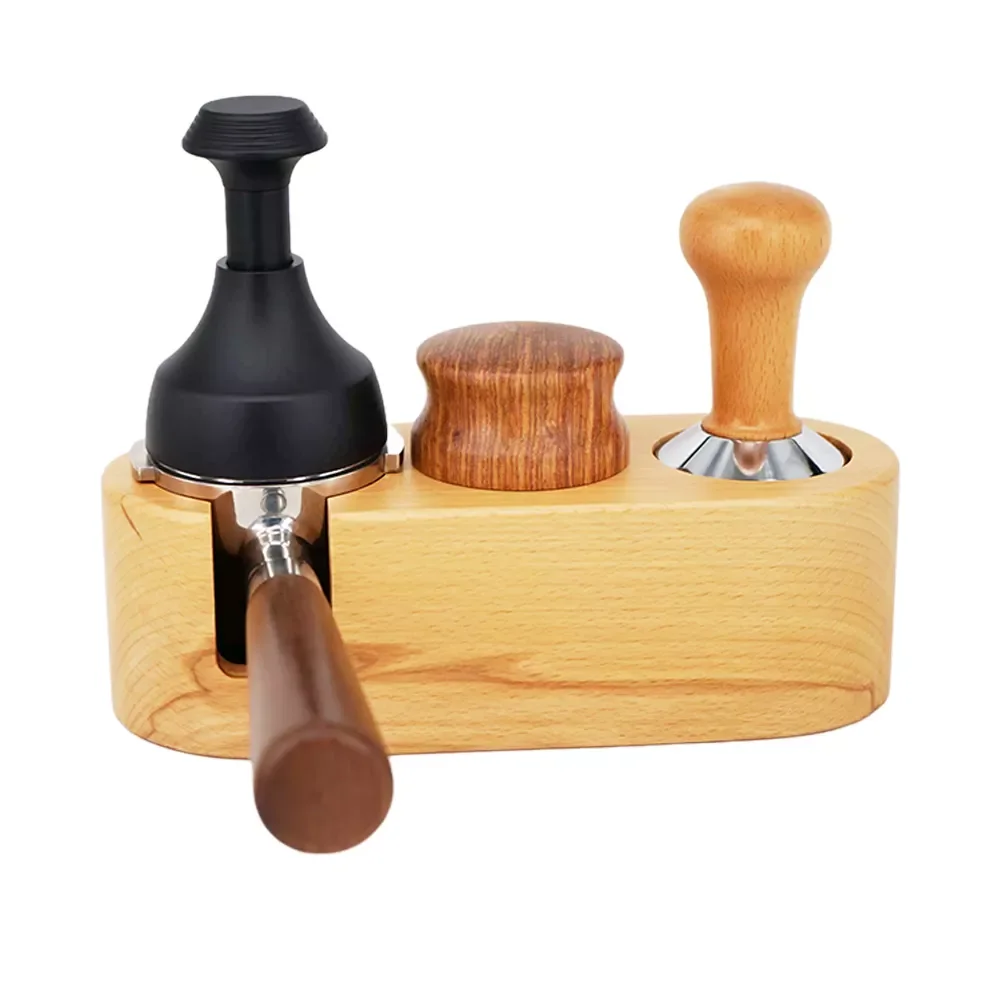 

Stainless Steel 58mm Adjustable Needle Coffee Tamper Distributor Fit 58mm Espresso Machine Portafilter Leveler Tool Needle Type