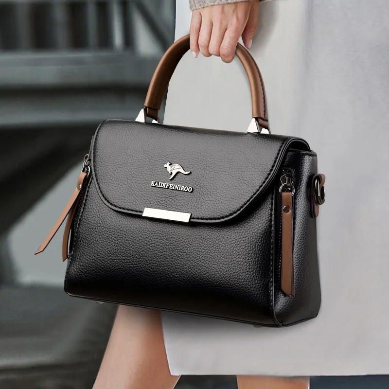 

Luxury Designer PU Leather Handbags Purses Fashion Ladies Shoulder Messenger Crossbody Bag Casual Tote Bag Women 2022 Simple Sac
