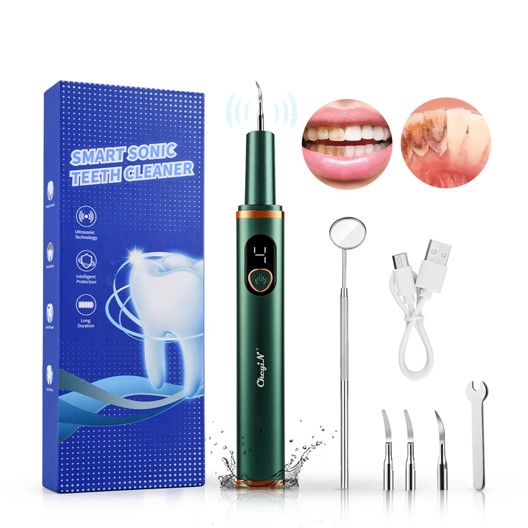 

Ultrasonic Dental Scaler For Teeth Tartar Stain Tooth Calculus Remover Electric Sonic Teeth Plaque Cleaner Dental Stone Removal