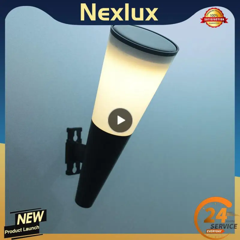 

Solar Light Outdoor RGB Waterproof Solar Security Torch Wall Sconce Lamp For Garden Yard Garage Solar Street Light Fixtures