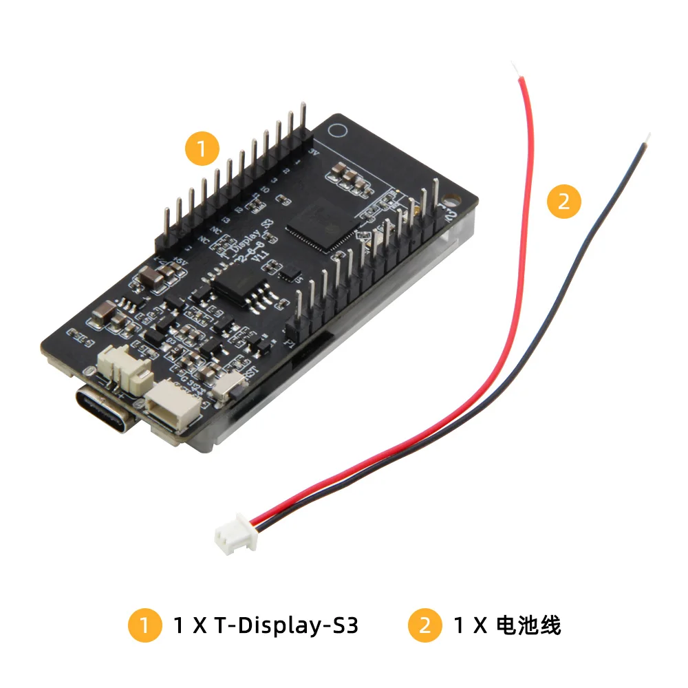 Фото LILYGO T-Display-S3 1,9-дюймовая макетная плата ЖК-дисплея с беспроводным модулем Wi-Fi и Bluetooth 5.0 №3