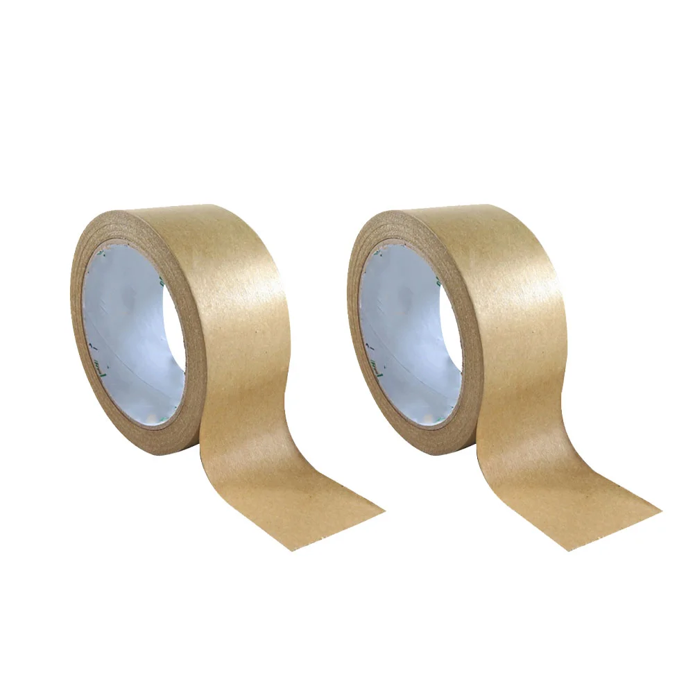 

High- adhesion Kraft Paper Tape, Light Packaging, Medium Packaging Tape, Packing Box Sticker 50m 1 Roll