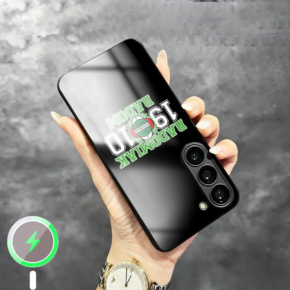 Фото Крутой чехол для телефона с дизайном Радомиак Радом для Samsung S26 S25 S24 S23 S22 S21 Plus Ultra Fold A Glass Magnetic Case №1