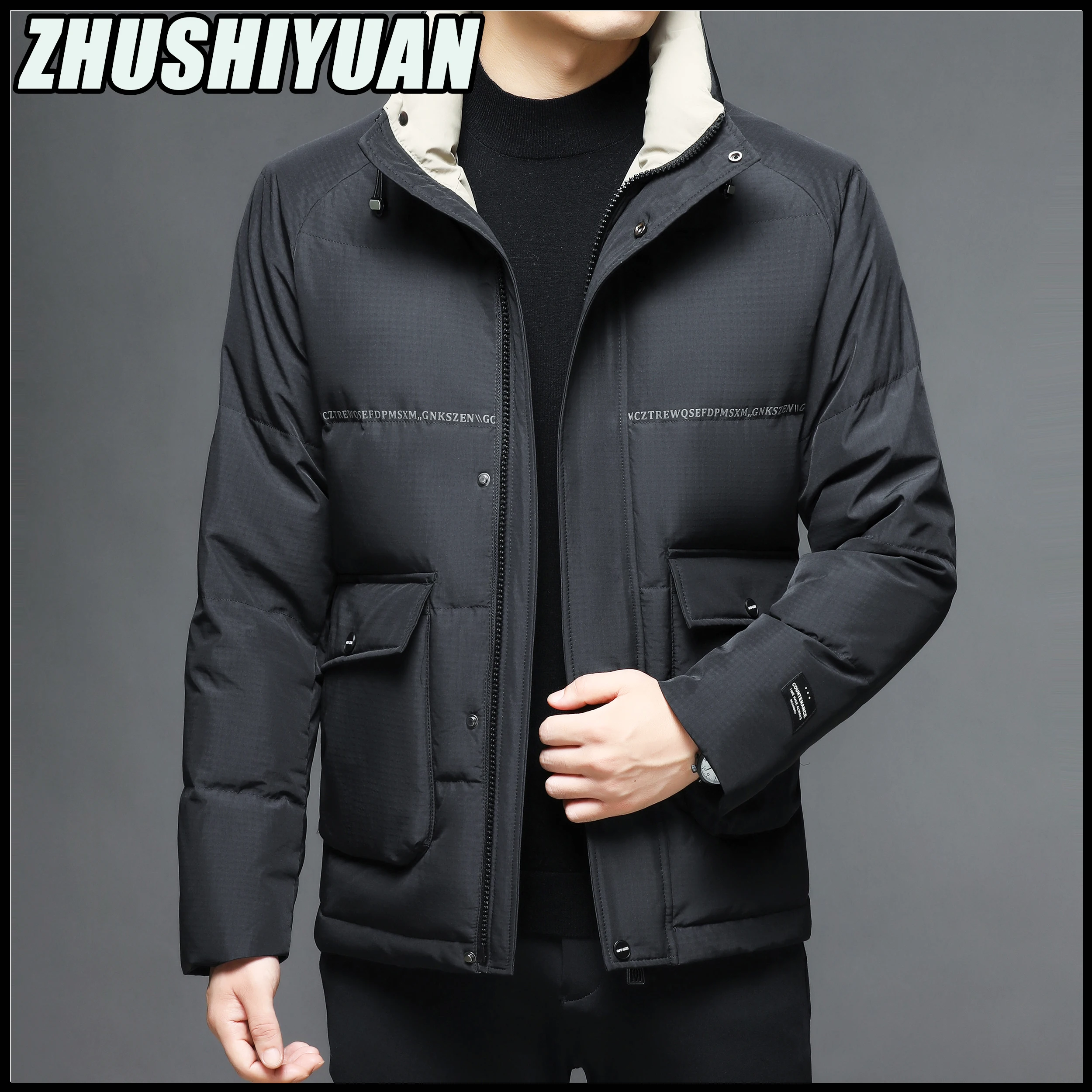 New Style Winter Jacket Men Parkas Fashion Thicken Warm Coat Jackets Manteaux Ceketler Black Doudoune Homme Jaquetas Ropa Hombre