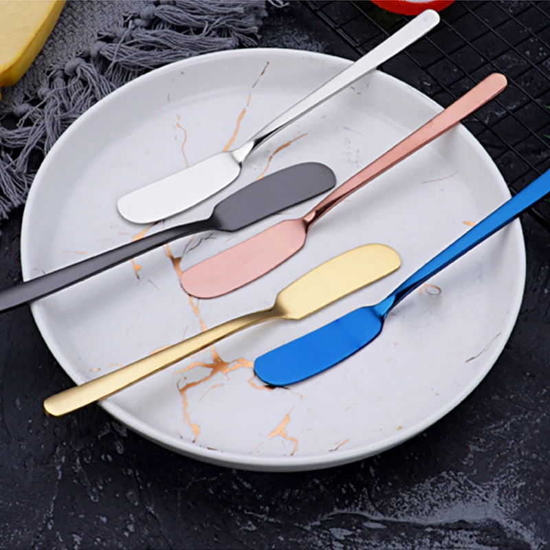 

Stainless Steel Butter Knife Cheese Dessert Cheese Spreaders Cream Knifes Utensil Breakfast Tool Cutlery Dessert Tools Western