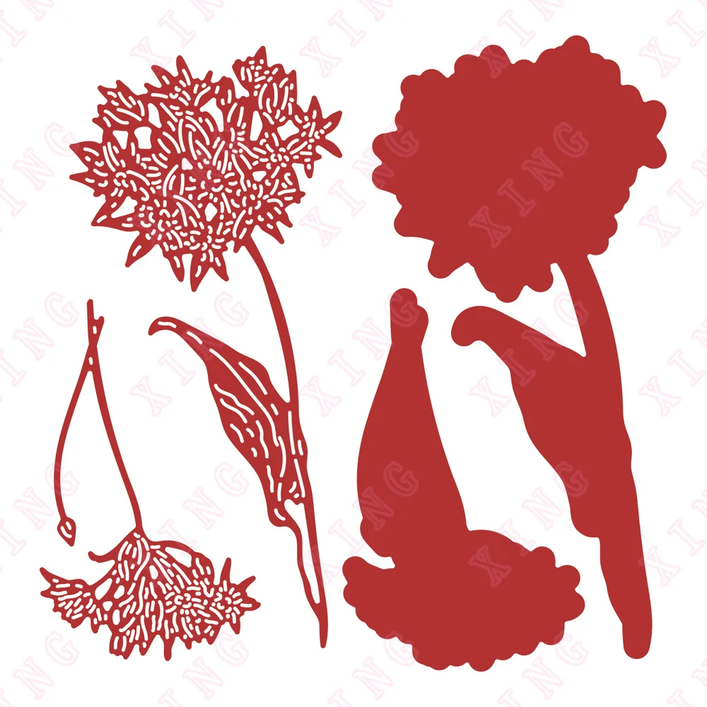 

2022 Wild Garlic Die Set Metal Cutting Dies Scrapbook Diary Decoration Embossing Template Diy Greeting Card Handmade Craft Molds