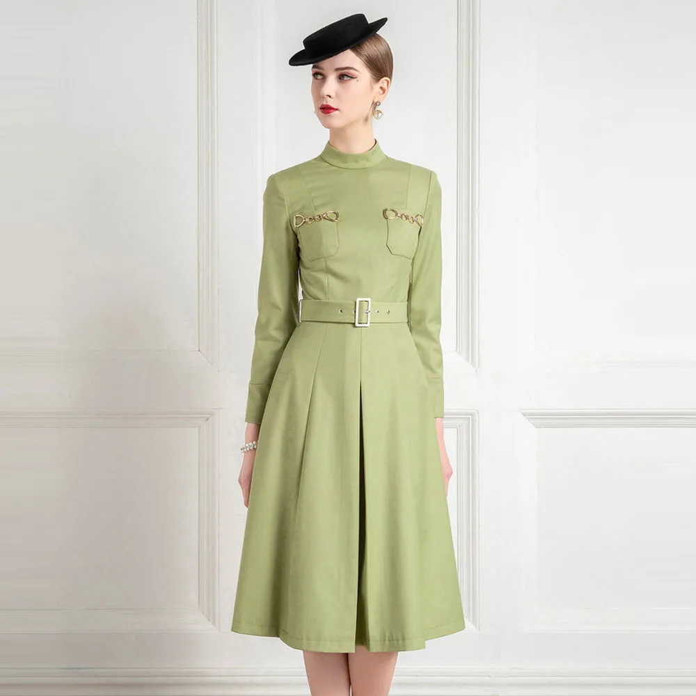 

High End French Dress Women'S A-Line Waist Shows Thin Temperament New Spring Formal Dress