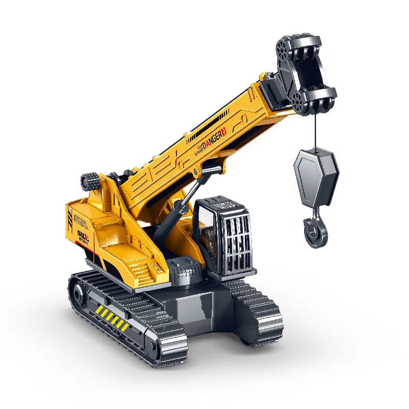 

1 Pcs Simulation Inertia Super Long Arm Lifting Crane Construction Truck Crane Gliding Model Children's Toys Birthday Gift