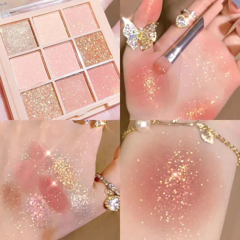 

New Glitter Makeup Eyeshadow Diamond Shinny Long Lasting Matte Eye Shadow Palette Shimmer Eyeshadow Beauty Cosmetics