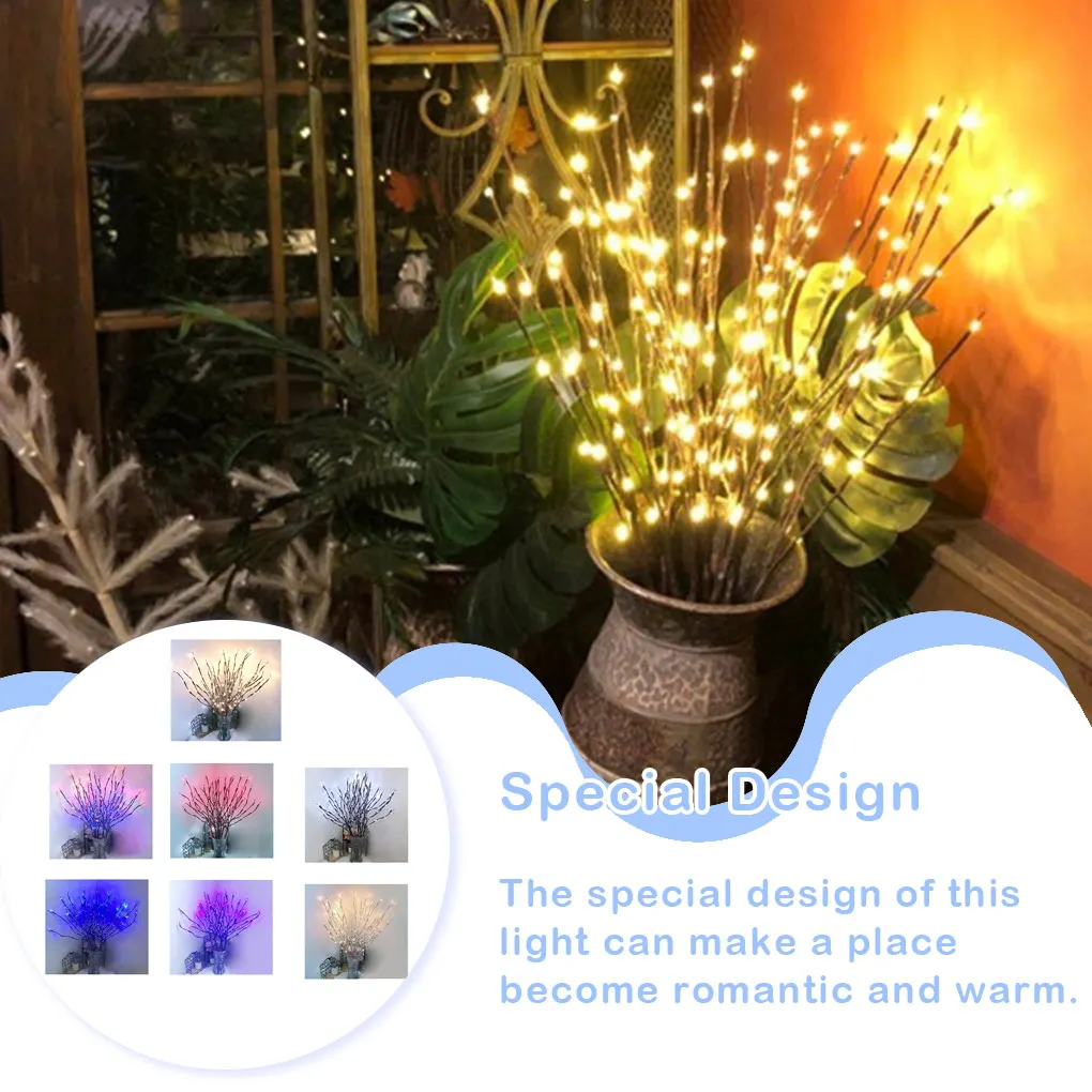 

Tree Lamp LED Romantic Branch Light Illumination Special Design String Lights Party Outdoor Garden Festive Warm White