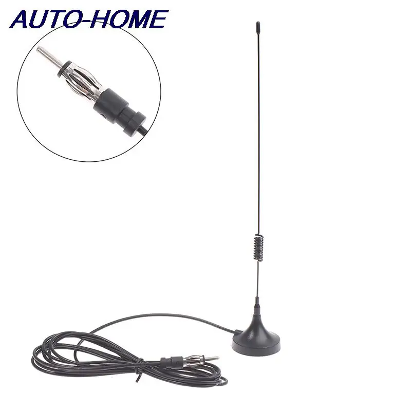 

Car Signal Booster Antenna Car Roof Mast Whip Stereo Radio Fm/Am Signal Antenna Magnetic Base Roof Radio Car Accessory