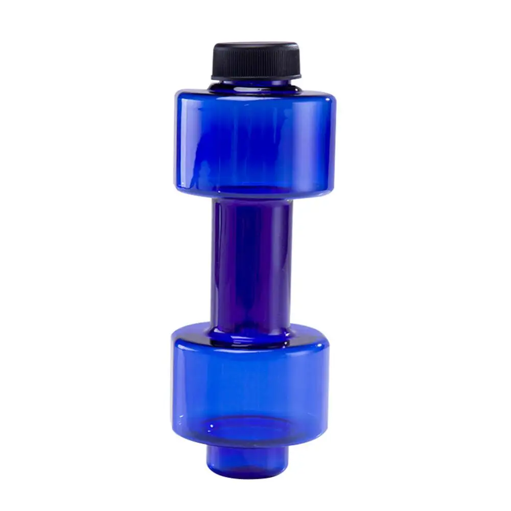 550 мл форма гантели Fitness Water Cup запаянный герметичный Sports Bottle Kettle Outdoor Travel Jugs