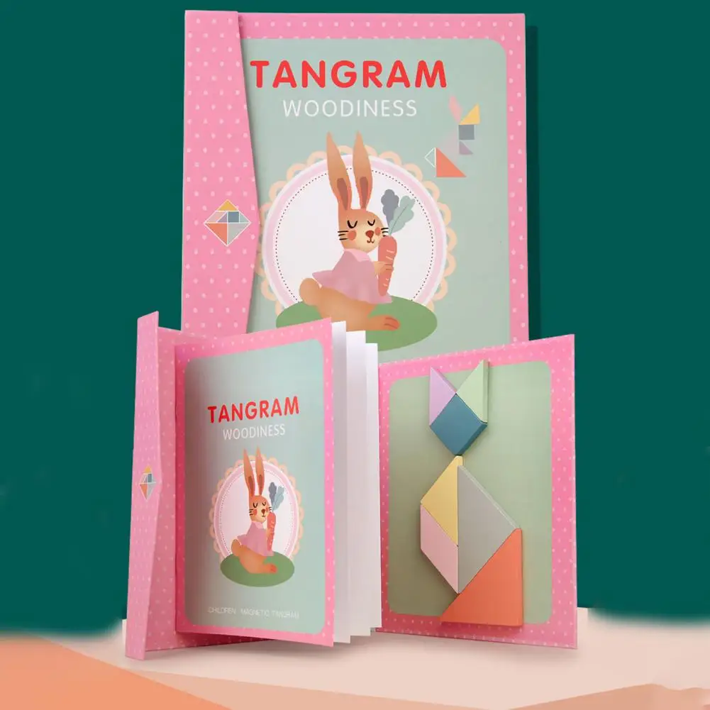 

Fashion Tangram Board Jigsaw Puzzle Hands-on Ability Educational Toy Improve Imagination Kids Toy
