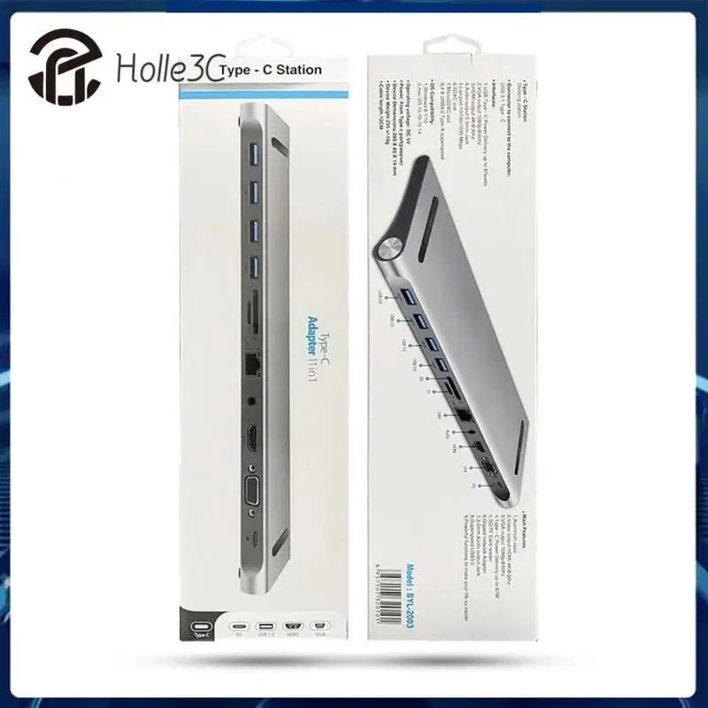 

Usb-c Hub Usb 3.0 Usb-c Hub Type C Hub Docking Station 11 Port Docking Station Multiport Adapter New Usb-c Docking Station Sd/tf