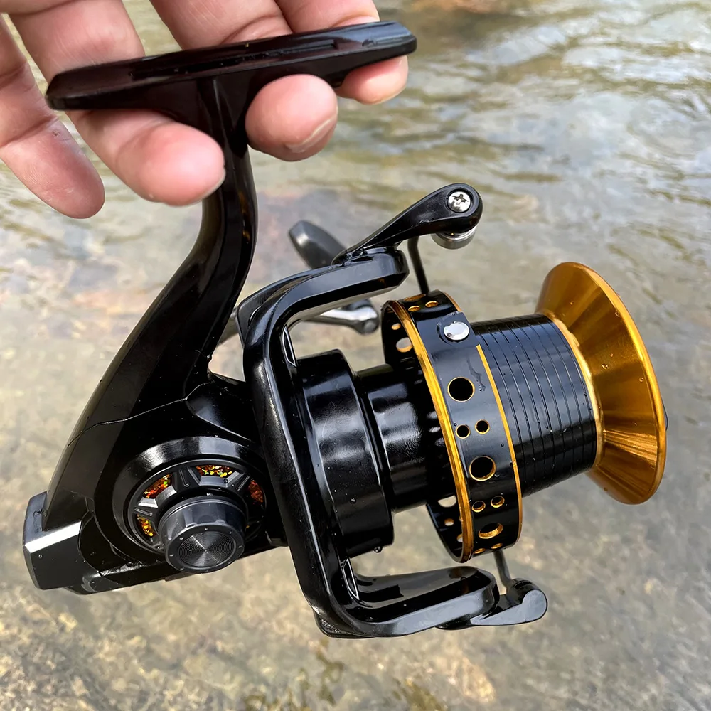 

GHOTDA Saltwater Reel Fishing Reel 9000-12000 Series Fishing Surfcasting Wear-resistant Spinning Wheel for Fishing Accessories