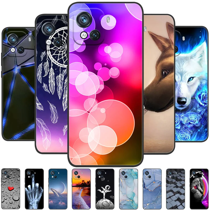 

For Blackview Oscal C80 Case 2023 Silicone Shockproof Soft TPU Phone Cover For Blackview Oscal C80 Funda OscalC80 Capa Cartoon