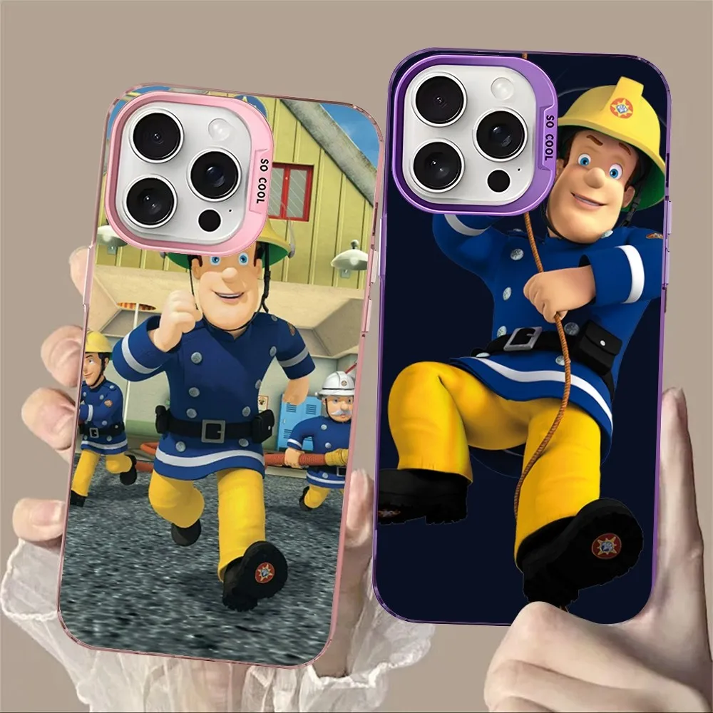 Фото F-Fireman Sam Phone Case For IPhone 16 15 14 13 12 11 Pro Max X XR XSMAX 8 7 Plus Matte Shockproof Back Cover №4