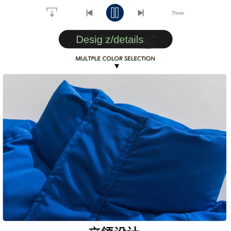 Tooling Cotton Clothes Men's Winter Thickened Jacket Couples Loose Crumpled Cotton Clothes Tide Brand Warm Casual Cotton Clothes