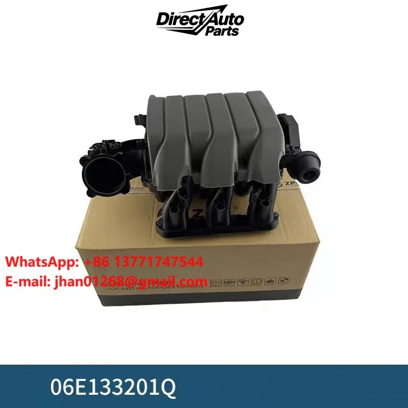 Фото Комплект впускного коллектора и клапана для двигателей Audi A6L C6 C7 A7 2.4 2.8 (номера деталей: 06E133201, 06E133210K) №1
