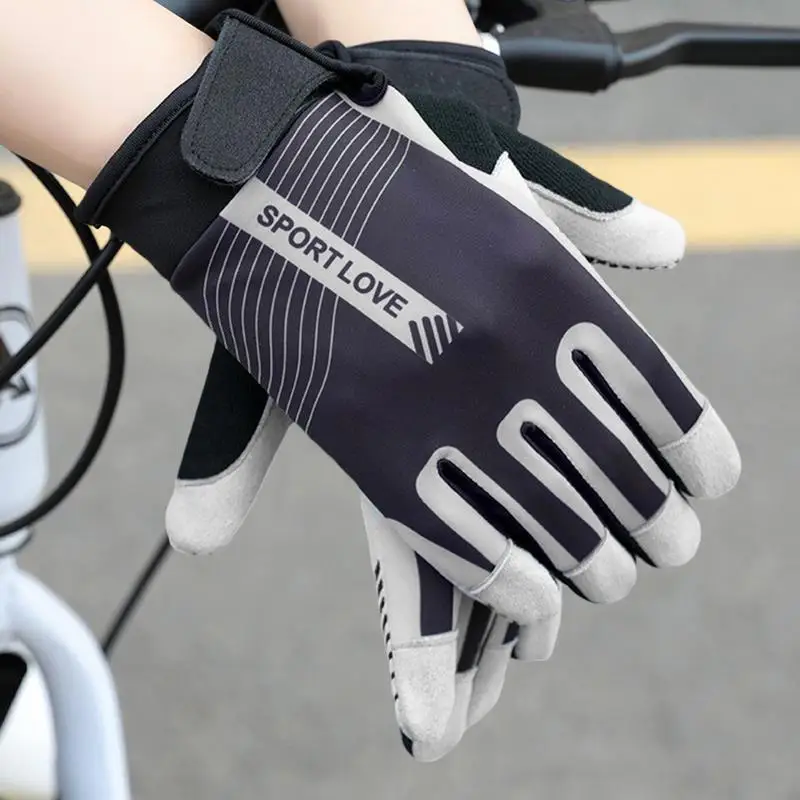 Мужские велосипедные перчатки летние дышащие нескользящие для горного