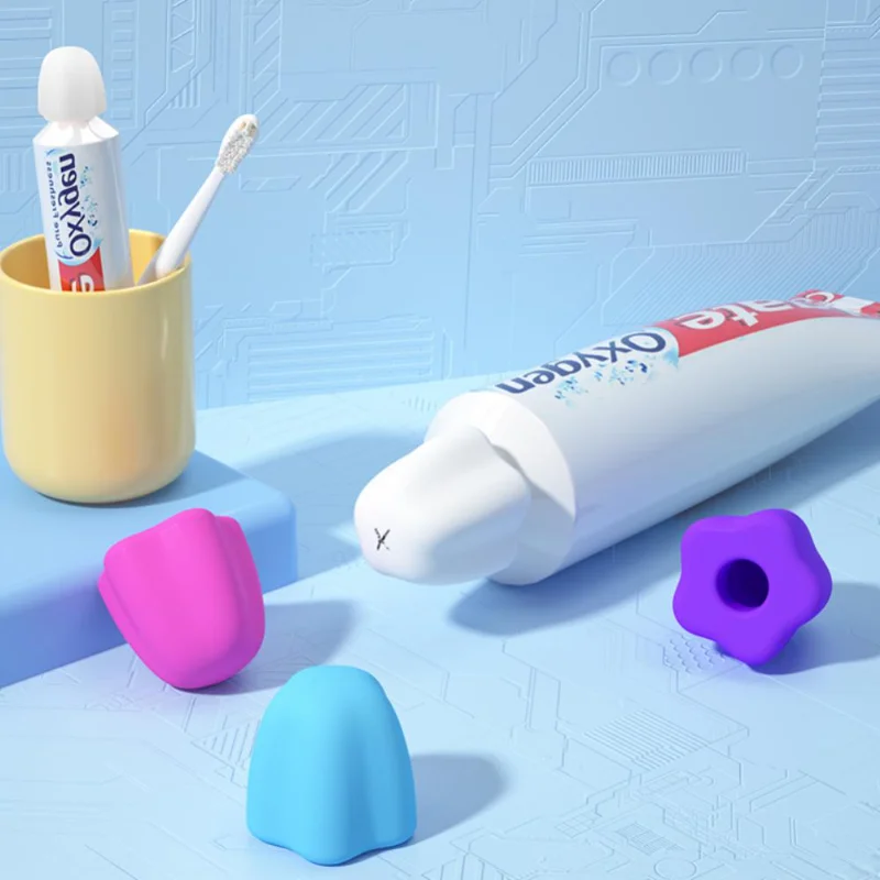 

Sdotter Silicone Toothpaste Cap White Self-sealing Toothpaste Cap Squeezer Toothpaste Pump Dispenser For Kids Adults In Home Bat