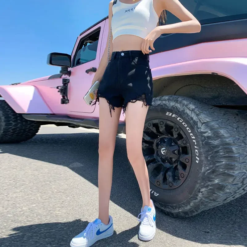 Шорты jports женские джинсовые пикантные Короткие штаны из денима Повседневная