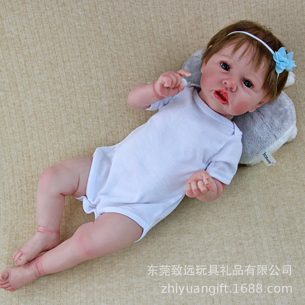 

22inch Reborn Boy Girl Baby Dolls Handmade Newborn Doll Full Silicone Body Doll Lifelike Toddler Babies Kids Toy Gifts Baby