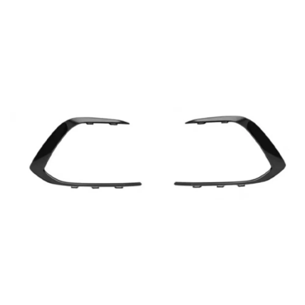 

Для Volkswagen Golf 8 MK8 GTI 2021-2022 гг., передний бампер, противотуманная фара, рамка, решетка, противотуманный абажур, декоративная полоса, матовая черная поверхность