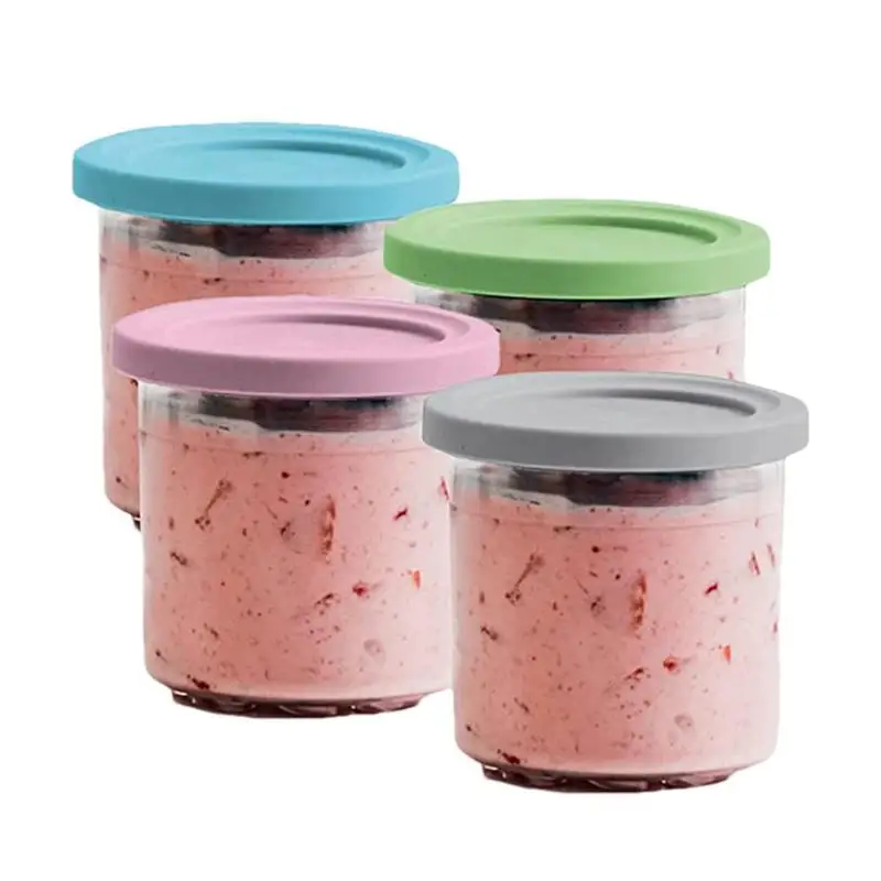 

Контейнеры для мороженого, 4 упаковки, совместимые с серии NC299AM и C300s, для многоразовых производителей мороженого NinjaCreamis