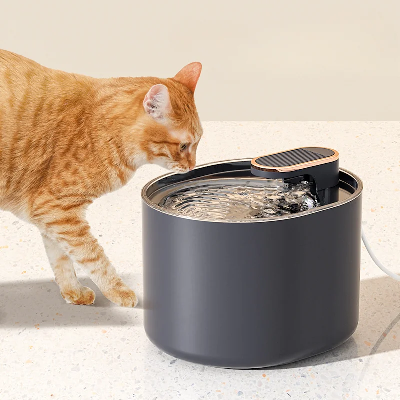 

3L Automatic Pet Cat Water Fountain Mute Water Feeder Bowl USB Charge Auto Electric Feeder Pet Drinking Dispenser for Cat Dog