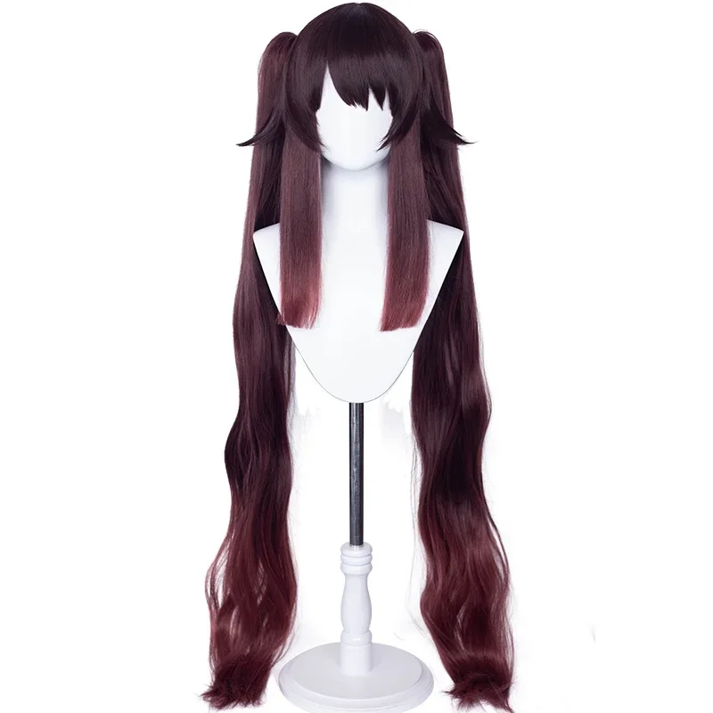 Парик для косплея hutrai Genshin impact cosplay Hu твидовый длинный парик из коричневых волос 115