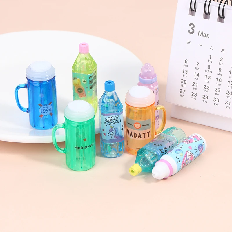 

1/12 Mini Soda Bottle Beer Drinks Cup For BJD Dolls Pretend Play Toy Decoration Doll House Accessory