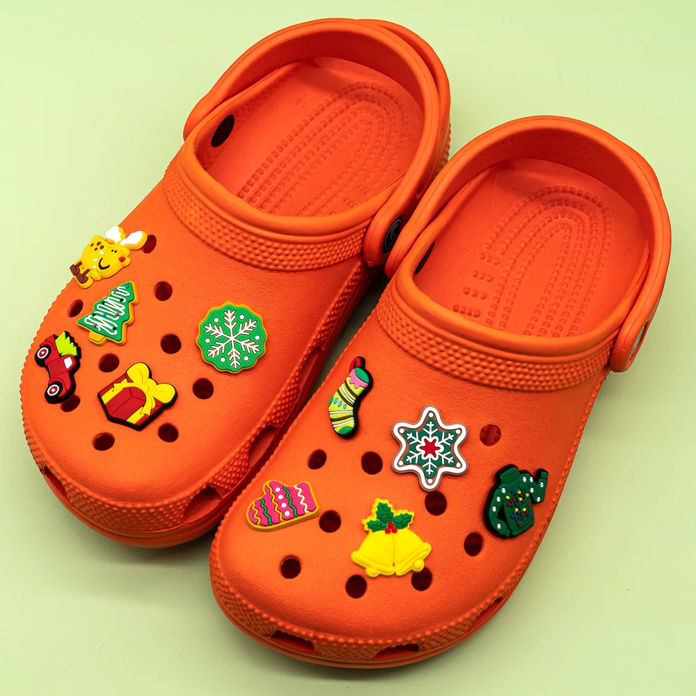 100 шт. аксессуары для обуви в рождественском стиле