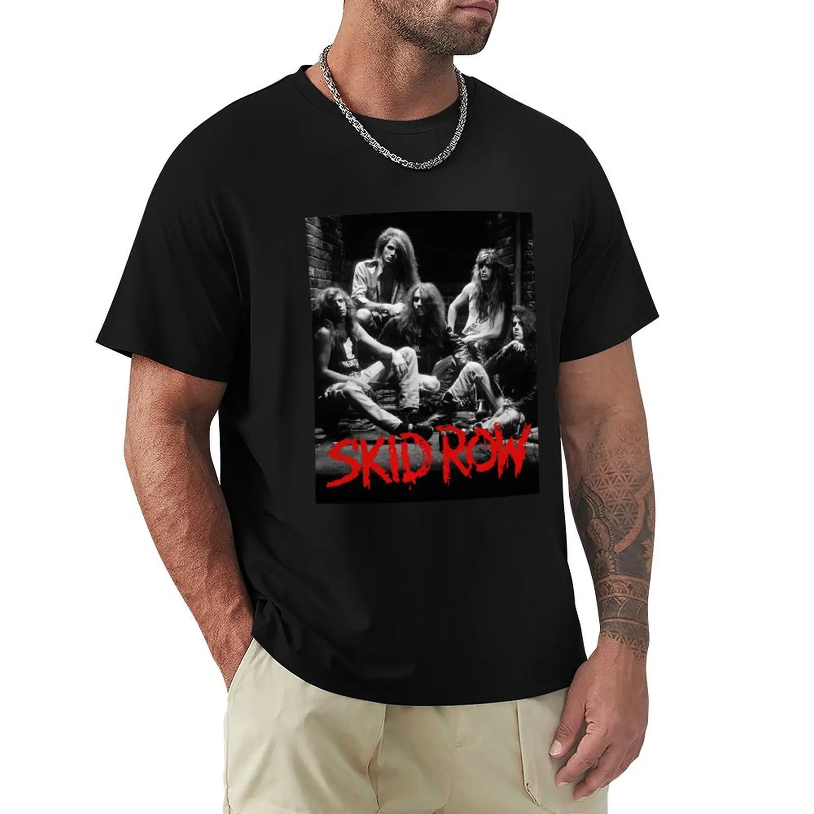 Фото Футболка My Favorite People When The Best Rockband 1988 Skid Rdeath Row Records Tupac Dre для тренировок в спортзале с коротким рукавом №1