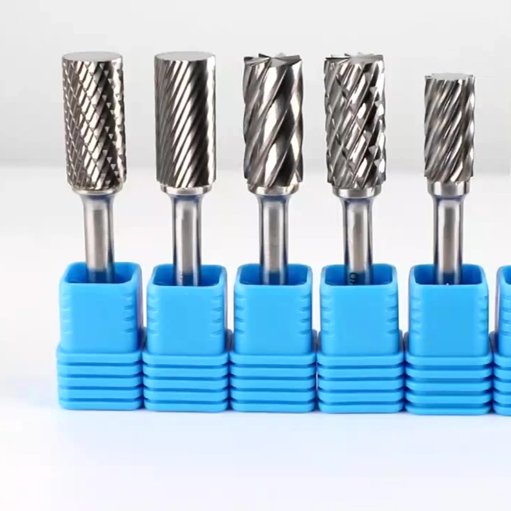 

hot sale power tools cylinder shape rotary tungsten carbide burrs