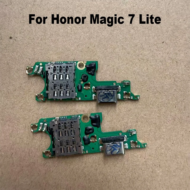 Фото Для Huawei Honor X9C / Magic7 Lite 5G: Плата USB-порта зарядки, разъем микрофона, гибкий кабель с IC-чипом, запчасти для ремонта №4