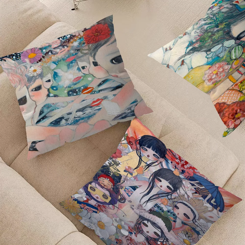 Aya Takano Anime Personalized Pillow Dust Cover Bedroom Kids Party Decoration Pillowcase Birthday Children Gift
