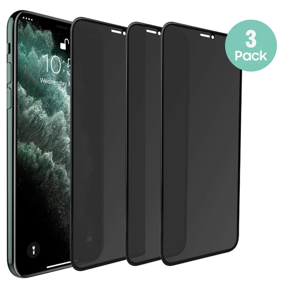 

3PCS Anti Spy Peep Privacy Tempered Glass for IPhone 12 Pro Max XS XR X IPhone13 11 13mini 7 8 6 6S Plus Film Screen Protector