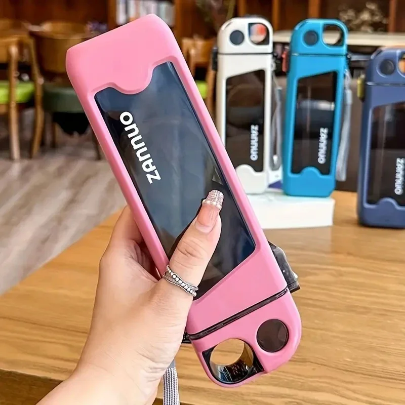 Пластиковая бутылка для воды объемом 350 мл герметичная квадратная чашка