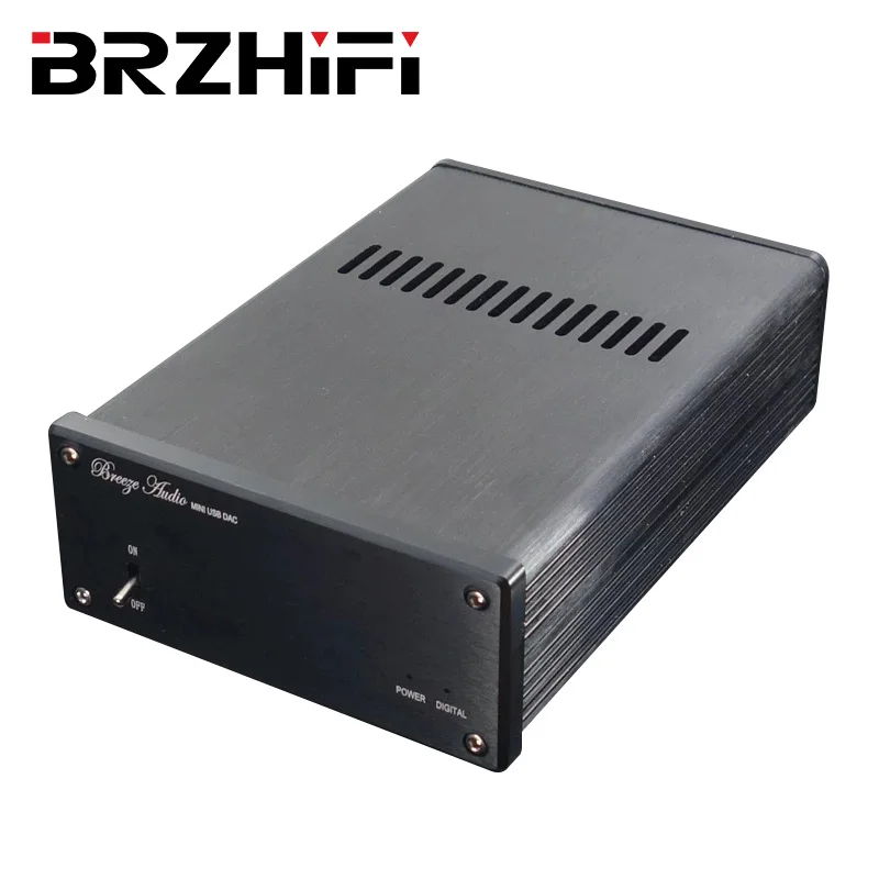 

BREEZE Dual Parallel DC50 PCM1794 HiFi DAC Optical Coaxial 24bit Decorder For Audio CD Player Power Amplifier Stereo Amp