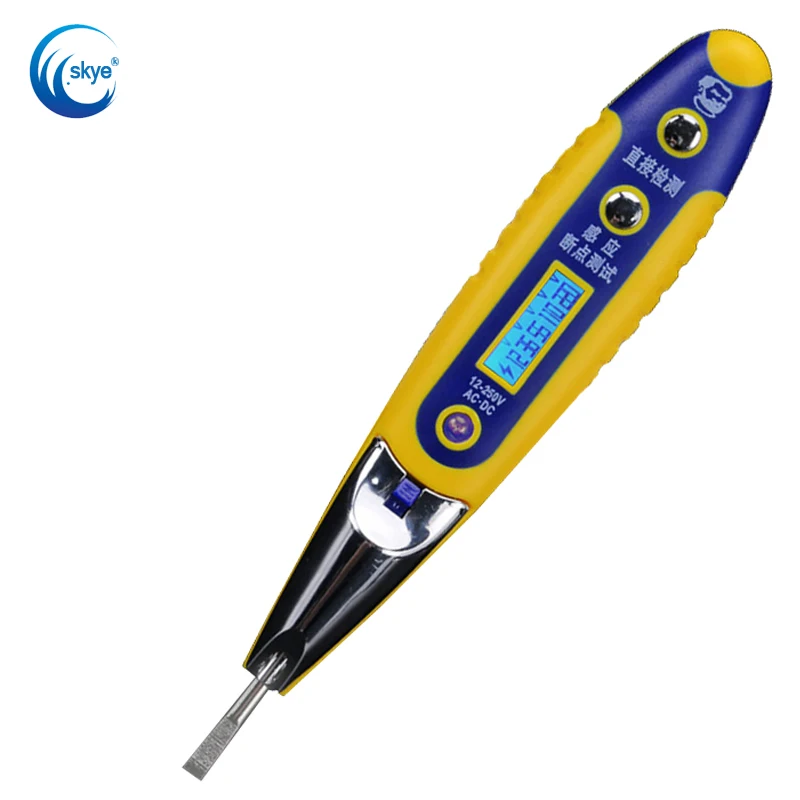 

MECHANIC DP120 Digital Display LED Induction Test Pencil 12-250V AC DC Breakpoint Line Detection Electrician Household Tools