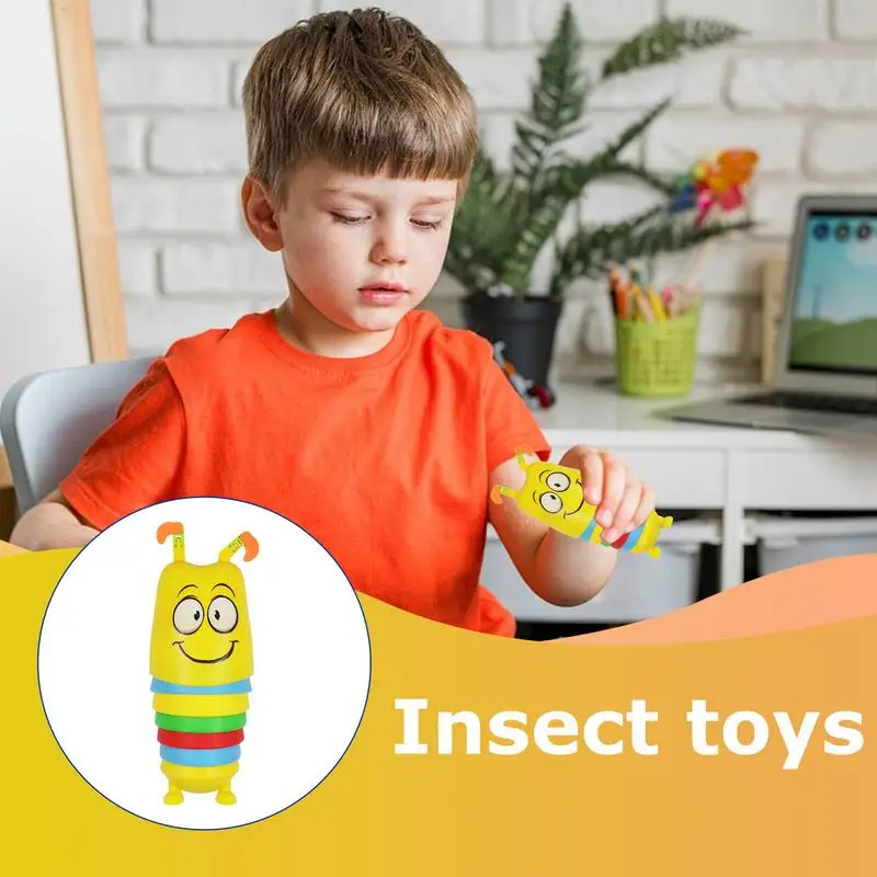 Игрушка-слизчик для детей 3D красочная сенсорная игрушка-слиз снимает забавную