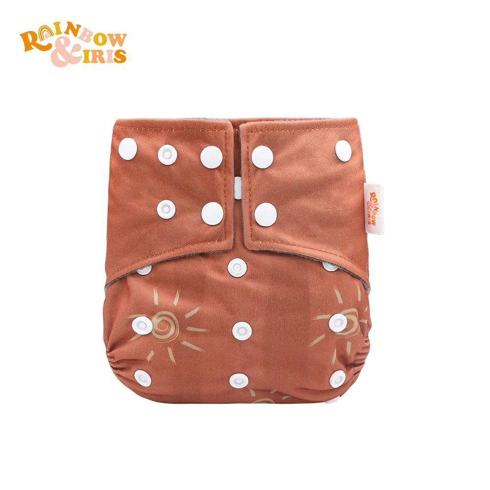 

Детские подгузники Rainbow & Iris для ручной стирки, детские подгузники, регулируемые подгузники, детские подгузники с бамбуковым углем