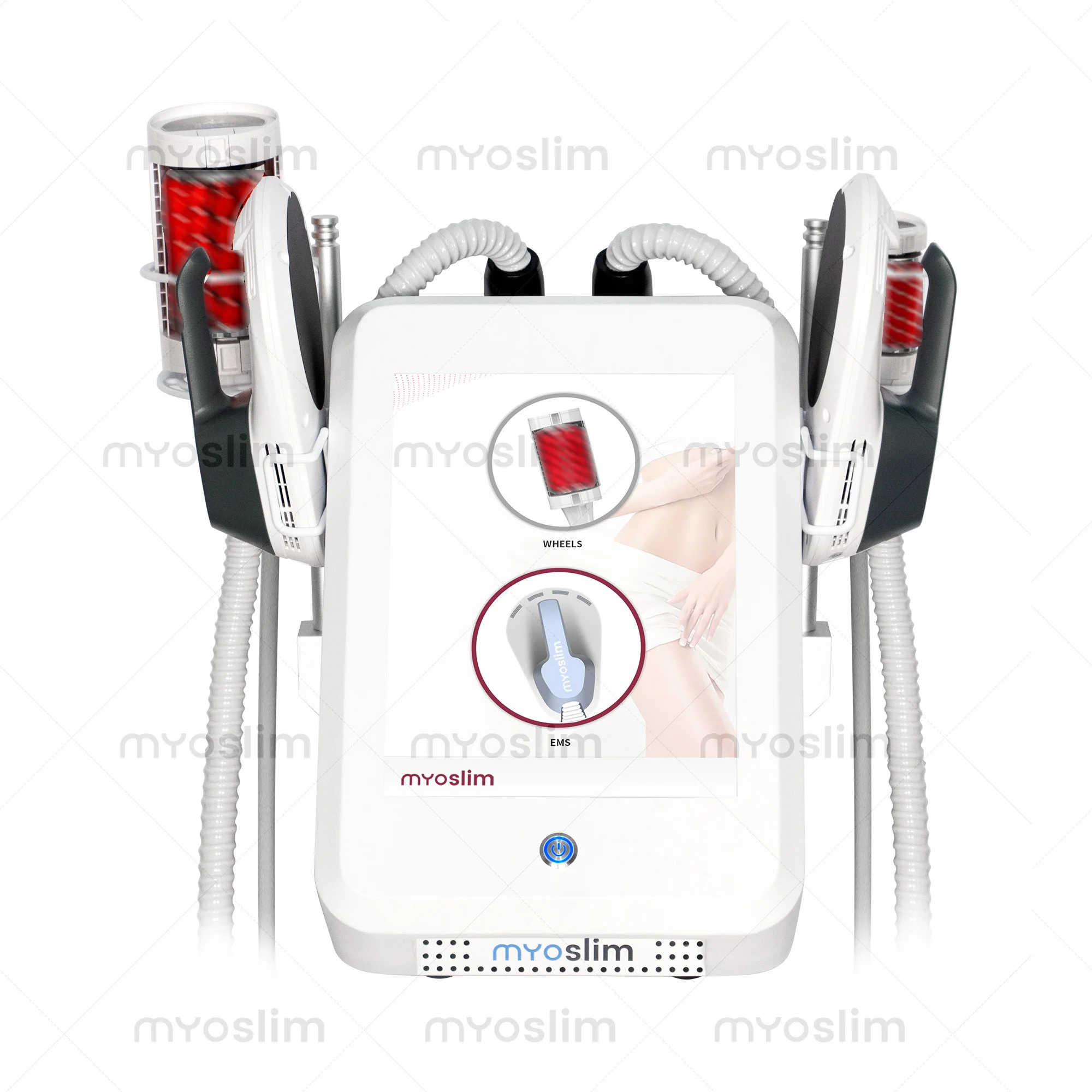 Фото Аппарат для электромагнитной стимуляции мышц и коррекции фигуры EMS MYOslim Sculpt 6500 Вт, 200 Гц, для похудения и формирования контуров тела №3