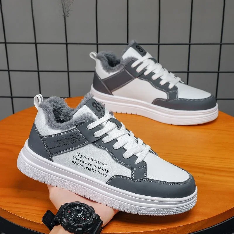 Зимние кроссовки для мужчин повседневная распродажа на шнуровке