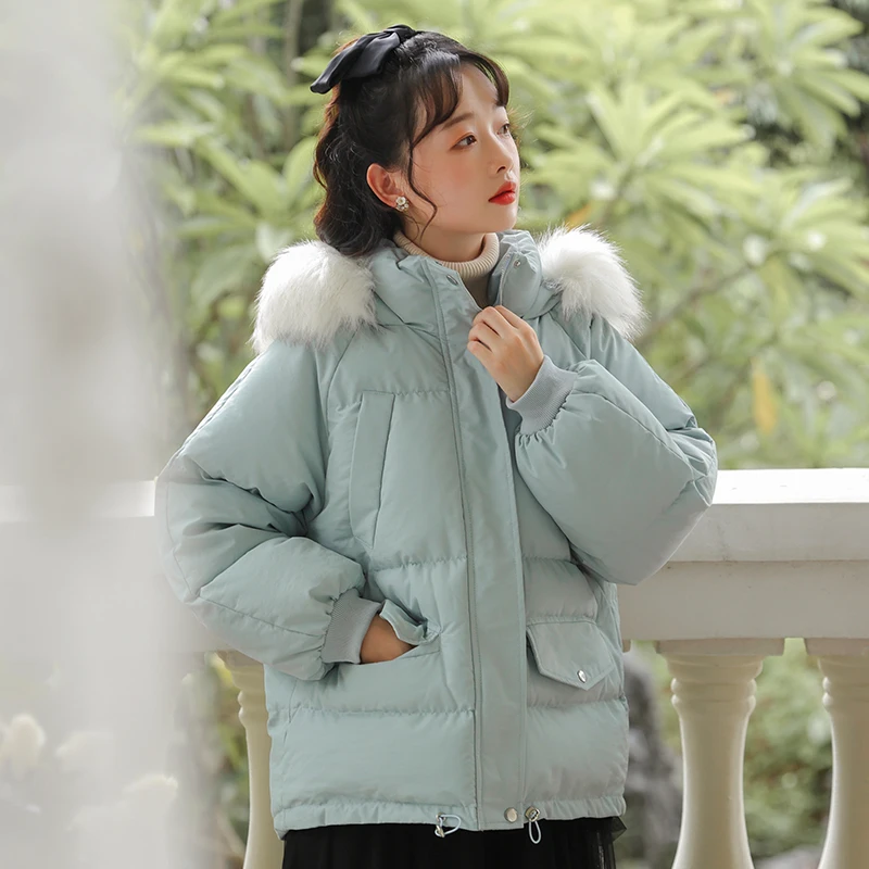 Не менее ~ Новая модель будет зимняя хлопковая стеганая куртка хлопковое пальто с