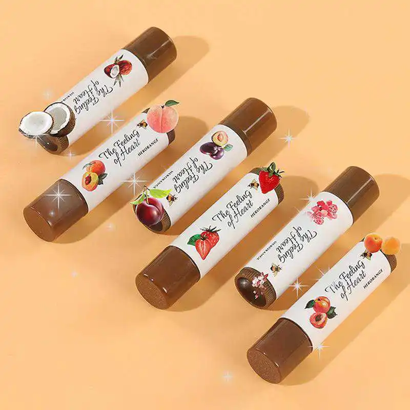 Фруктовый бальзам для губ увлажняющий питательный блеск губная помада с