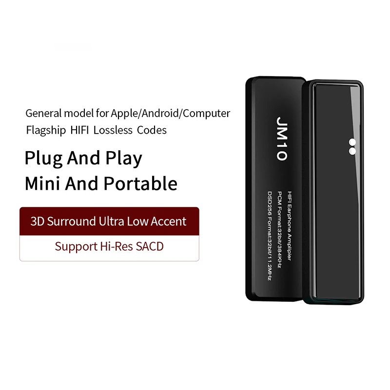 Portable Decoding Headphone Amplifier USB DAC AMP High Resolution Phones CS43131 DSD256 |