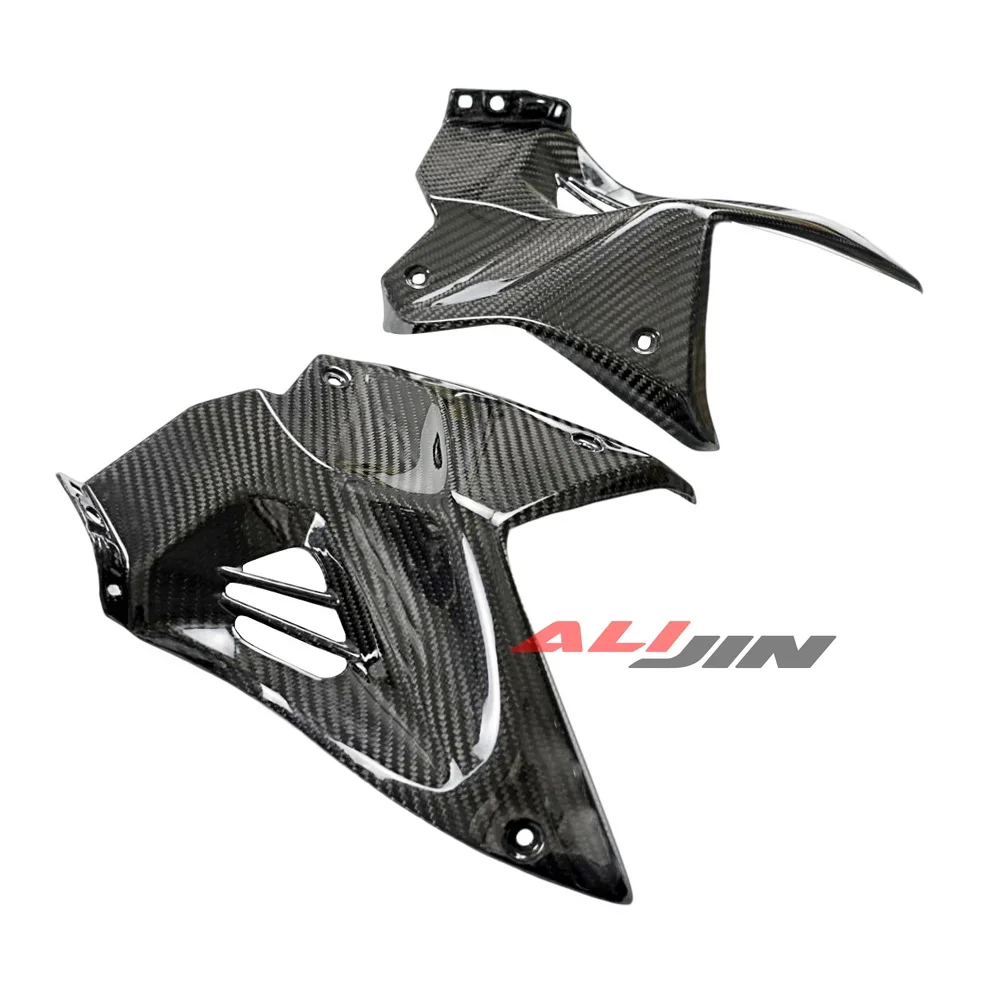 Настоящее сухое углеродное волокно для KAWASAKI NINJA H2 H2R 2014-2023 передняя боковая крышка